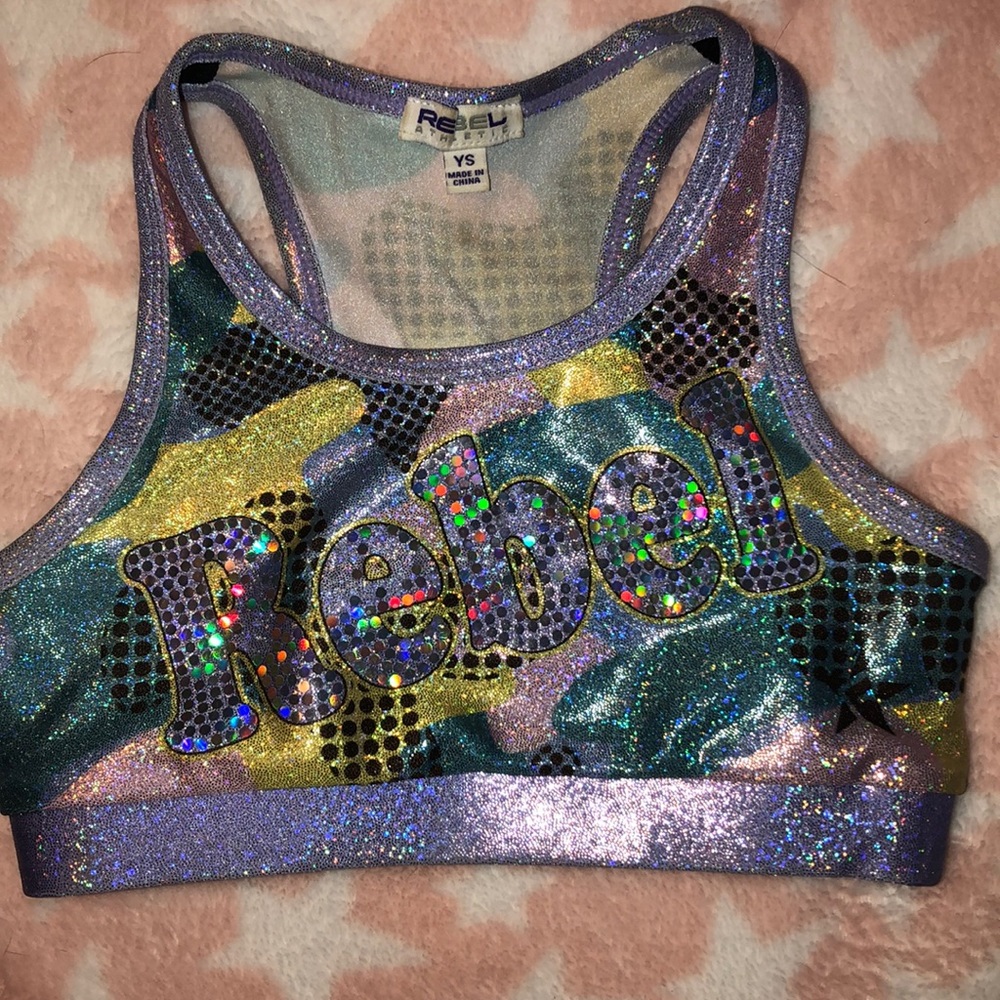 💜RebelAthletic Lenora Sports Bra In Island Breeze